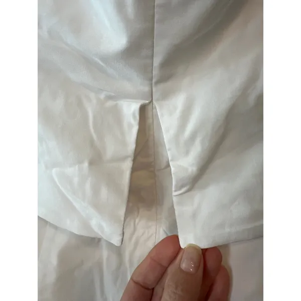BHLDN White‎ Strapless Vest Mini Dress NWT Size M Bridal - Image 9