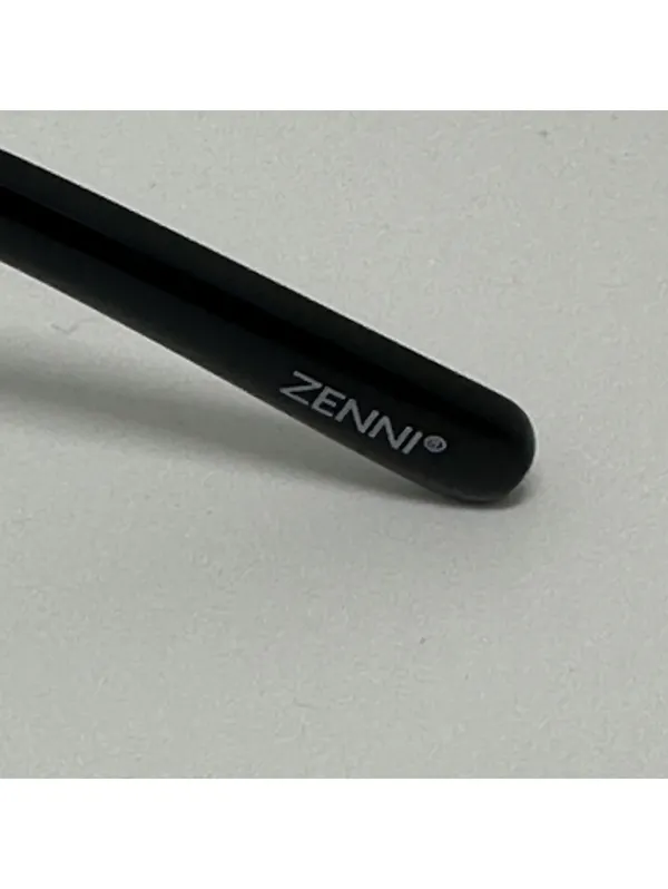 Zenni Black Rectangular Prescription Glasses Frames with Case - Image 5