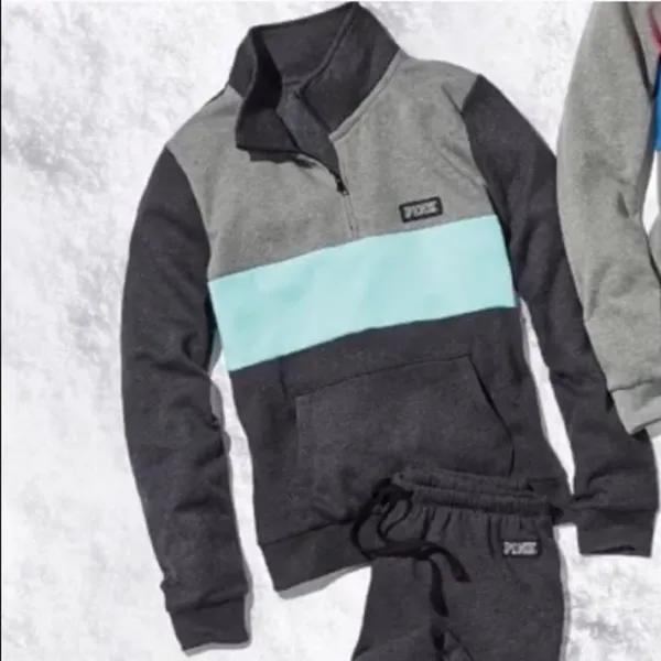 Victoria's Secret PINK Quarter Zip - Image 2