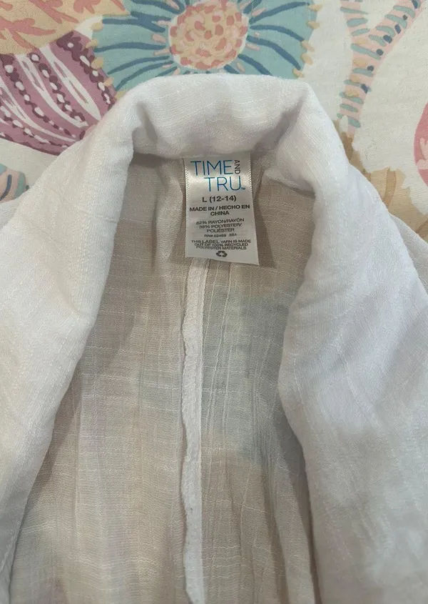 Beach Coverup Size L - Image 2