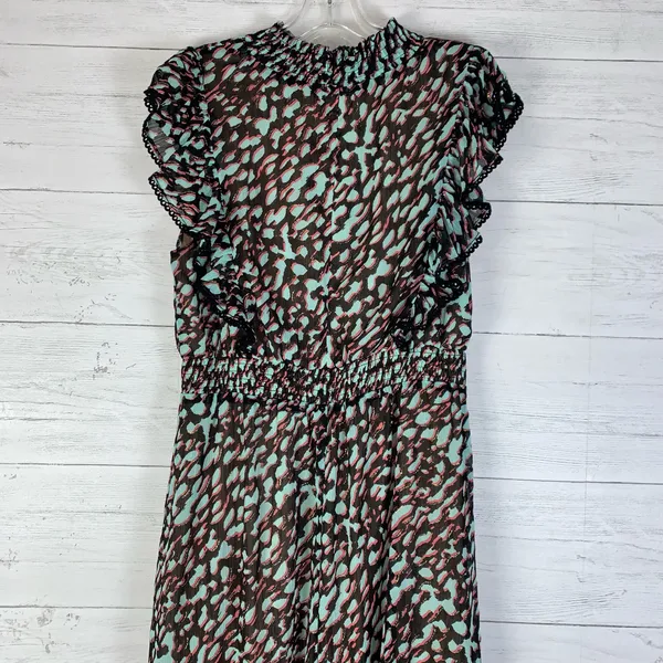 EE:Some maxi dress patterned elastic waist size L - Image 6