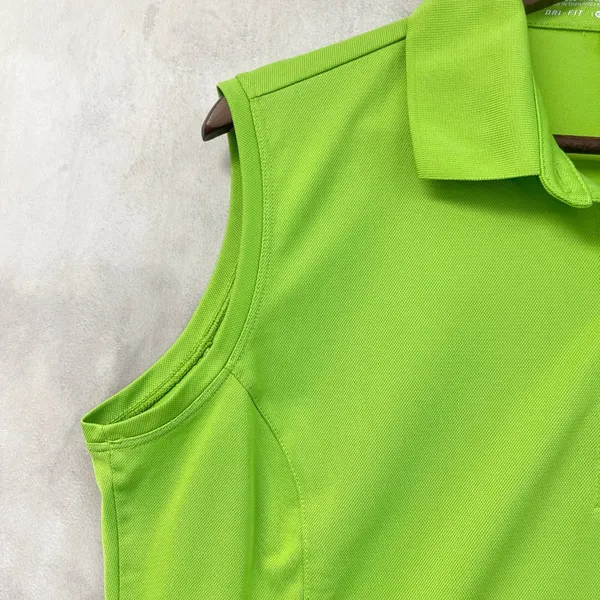 Nike Womens Golf Dri Fit Sleeveless Polo Size XL Sporty Preppy Active Tennis - Image 4