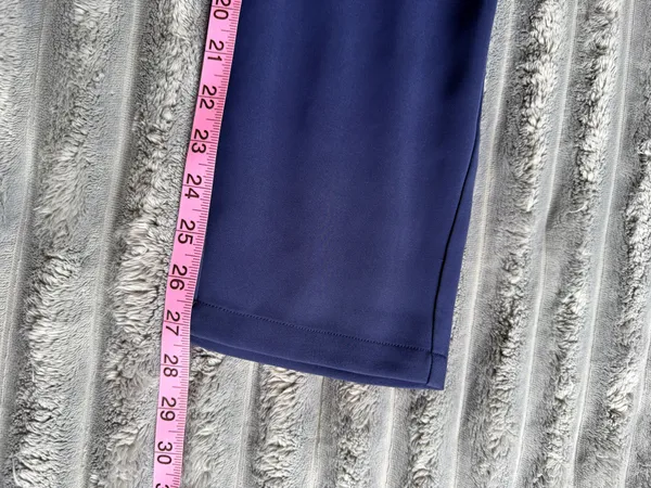 Halara High-Waisted Trouser Pants Size XS Navy Casual Lightweight Coastal Chic - Image 7