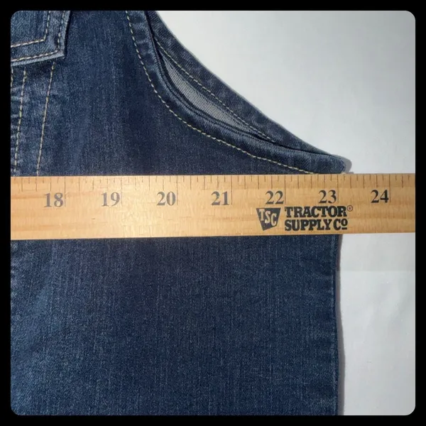 Westport 1962 Denim Vest Womens 2X Blue Button Up Stretch Casual Jacket - Image 4
