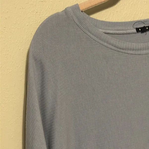 Monrow Ribbed Asymmetric Dolman Sweater‎ Size XS - Image 2