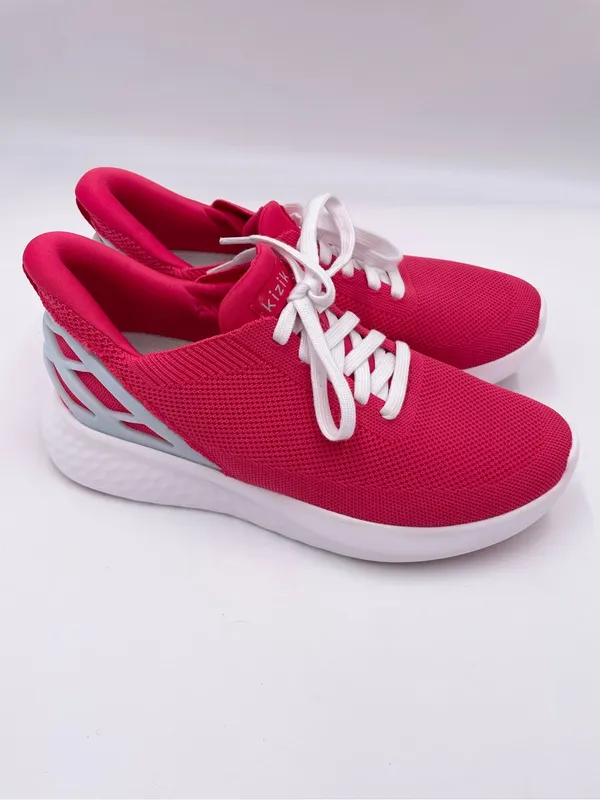 Kizik Athens Shoes Hands Free Slip On Comfort Sneakers Women's Size 8 Wide Pink - Image 2