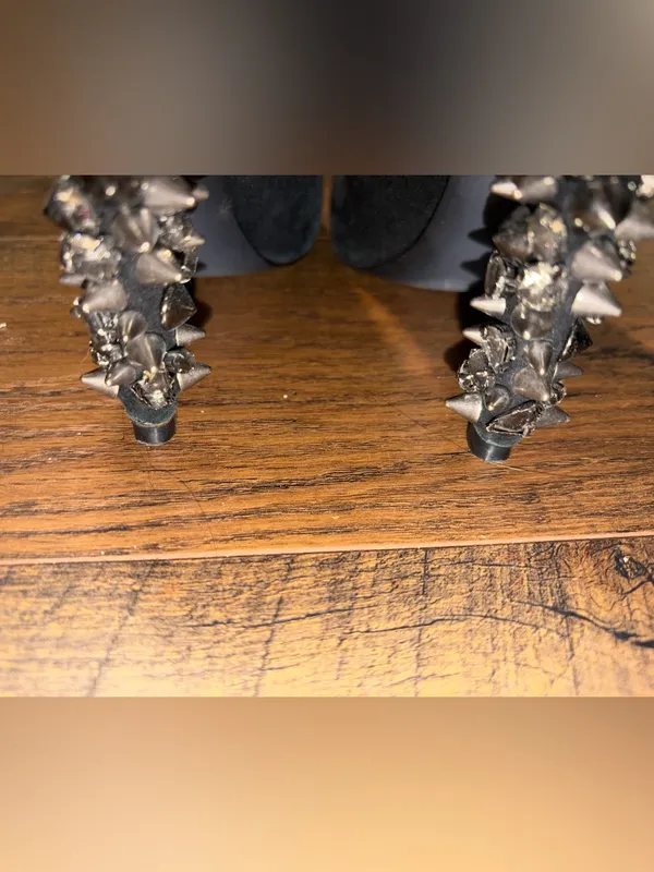 Sam Edelman Lorissa Black Spike Studded High Heel Pumps - Image 7
