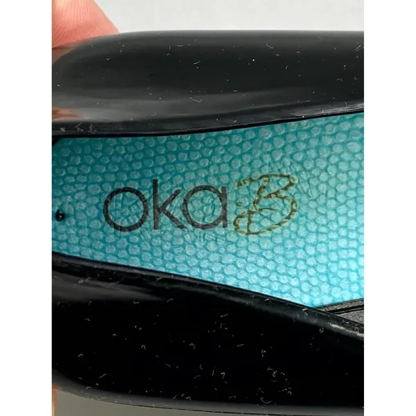 Oka-B Taylor Shiny Ballet Flats Womens US 6 Black Comfort Casual Slip-On Shoes - Image 4