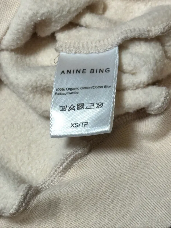 ANINE BING Ramona University Sweatshirt Crewneck XS Collegiate Logo EST 2012 - Image 4