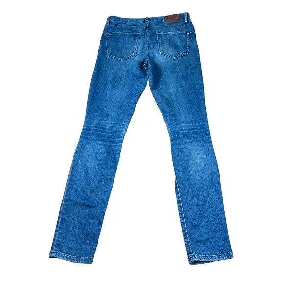 Madewell Skinny Skinny High Rise‎ Blue Denim Jeans Classic Fit Everyday Wear - Image 6