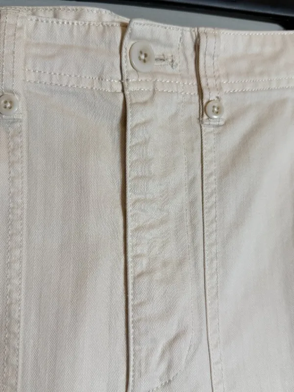 Madewell The Perfect Vintage Wide-Leg Pant: Utility Edition Women's 29 Linen Tan - Image 8