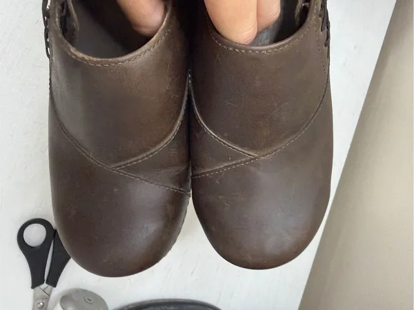 Dansko Stacie Clogs Leather Slip On Professional Academia Sz 38 or US 7.5-8 - Image 8
