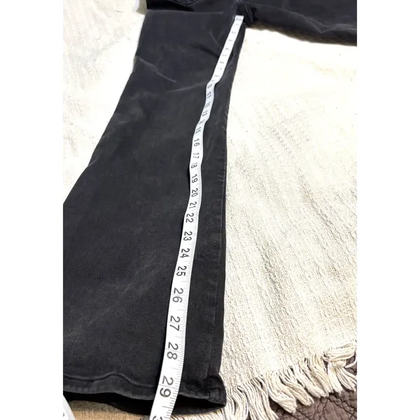 Lucky Brand Uni High Rise Boot Jeans Black Stretch Denim Size 2 (25-26) - Image 10
