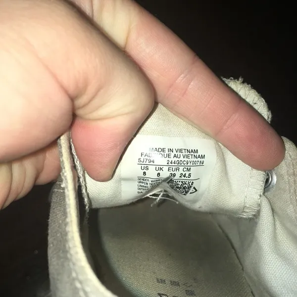 Converse, Chucks gray low top boat shoes - Image 6