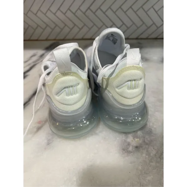 Nike Air Max 270 GS White Iridescent Youth 6Y Women 7.5 Sneakers 943345-103 - Image 2