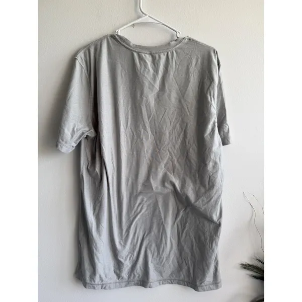 Vuori Strato Tech‎ Tee Heather Grey Short Sleeve Performance T-Shirt Womens L - Image 3
