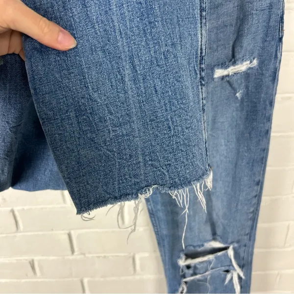 Abercrombie + Fitch Curve Love Ankle Straight Ultra High Rise Jeans Size 27/4 - Image 8