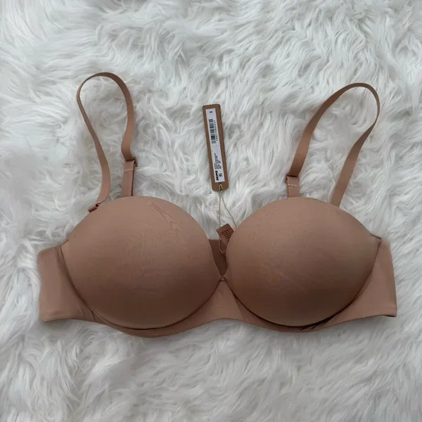 Skims Ultimate Pushup Strapless Bra Clay Size 38B - Image 2