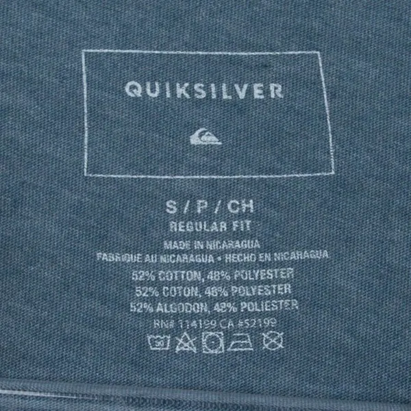 Quiksilver Womens Curacao Palm Tree Graphic‎ Shirt Size S Regular Fit Casual - Image 3