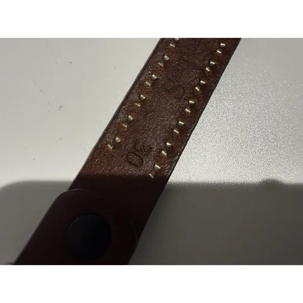 Western Studded Belt San Juan Creek Brown Leather Silver Stamped‎ 35" Sz 30 - Image 10