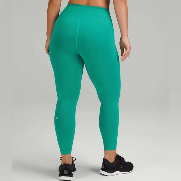 Lululemon Wunder Train Contour Fit High-Rise Tight Leggings Maldives Green Sz 12 - Image 3