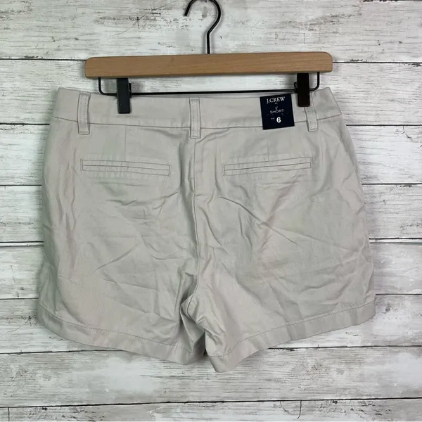J Crew Factory Classic Chino 5” Shorts Size 6 - Image 4