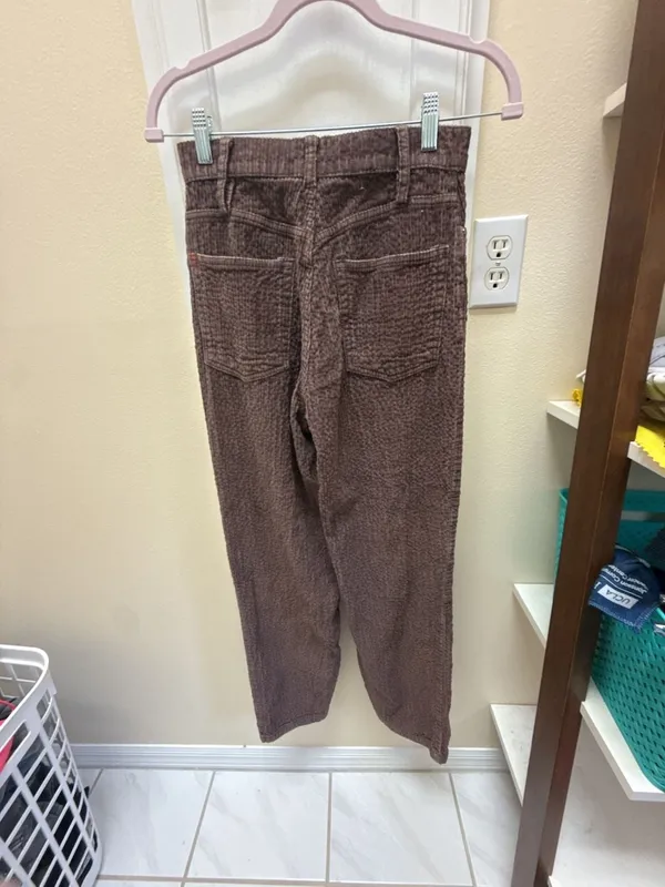 BDG High-Rise Baggy Bubble Corduroy Pants in Brown - Image 6