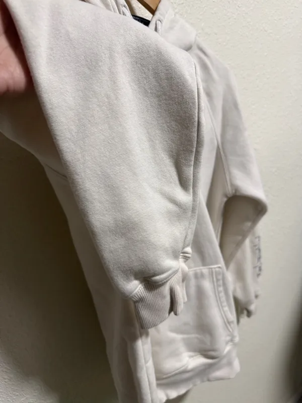 The North Face Womens Cream Never Stop Exploring Graphic Hoodie Sweatshirt Small - Image 6