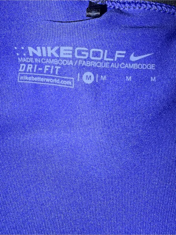 NIKE Golf Dri-FIT Blue & Black Stretch Athletic Skort Medium - Image 5