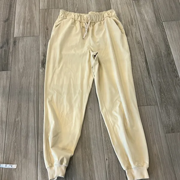 Lululemon Cream Jogger Pants - Image 2