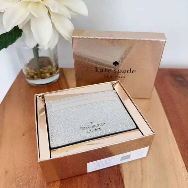 NWT Kate Spade Glimmer Small Slim Card Holder‎ - Image 3