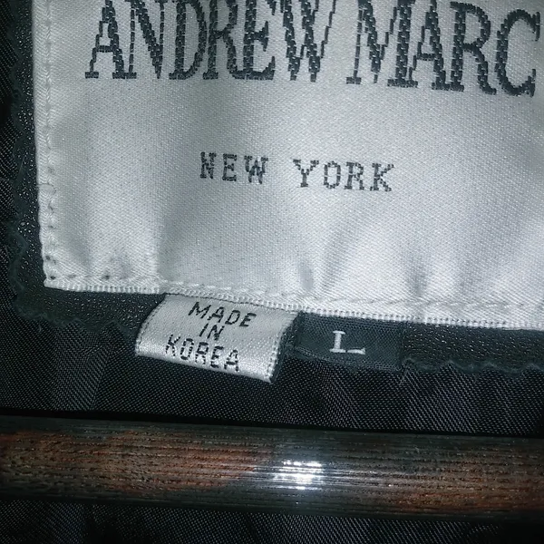 Andrew Marc NY L Womens Genuine Leather Button Down Jacket - Image 6