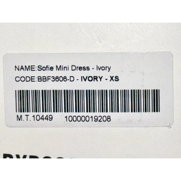 NWT Babyboo Sofie Ivory Satin Square Neck Fit & Flare Mini Dress Womens Size XS - Image 15