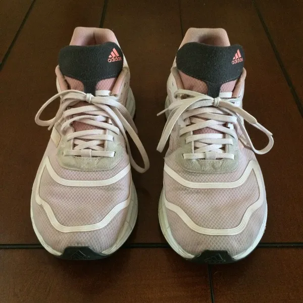 Adidas Duramo 10 running shoes pink size 10 - Image 2
