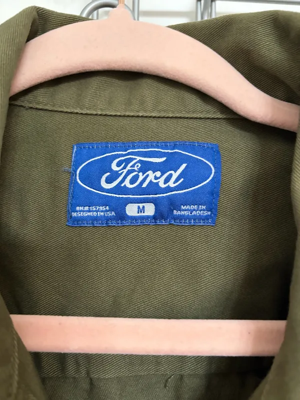 Ford military jacket Green Size M - Image 2