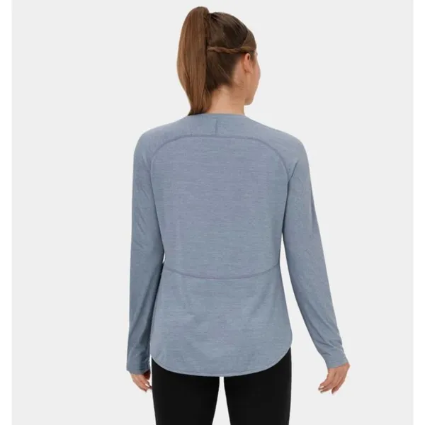 HALARA Long Sleeve High Low Curved Hem Sports‎ Top - Image 5
