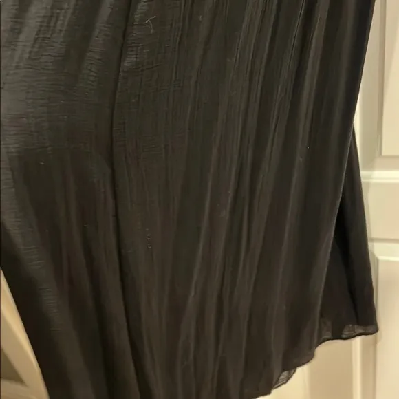 Zara Black Maxi flowing Grecian Dress medium with beaded straps. Never worn‎ - Image 6
