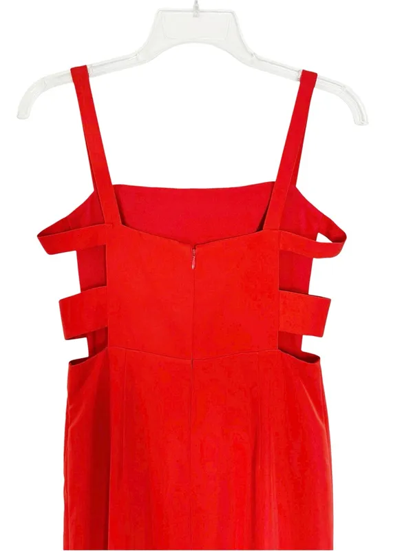 LOVERS + FRIENDS Lacie Cut Out Gown in Red Size S - Image 7