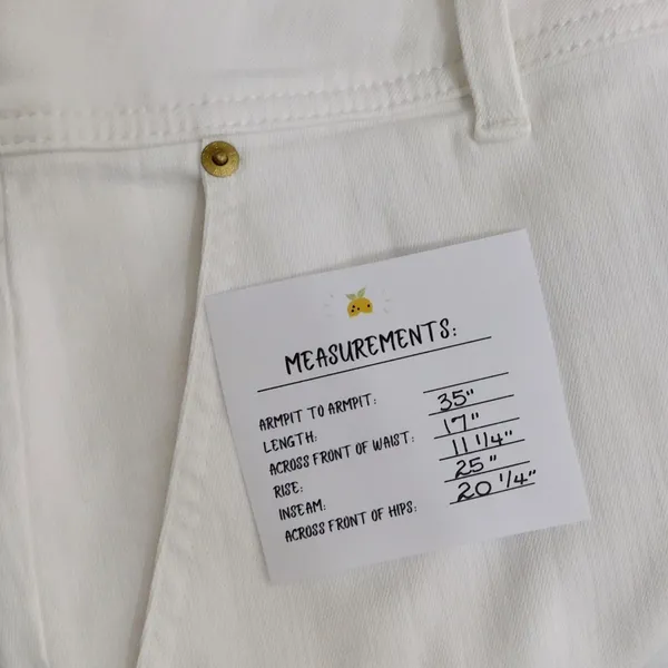 NWT!! J. CREW Slim Wide Jeans Stacked Buttons Solid White Size 30 Petite 30P - Image 15