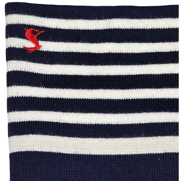 Joules‎ Knitwear Womens Striped Long Sleeve Sweater Dress Pockets Red Navy - Image 4
