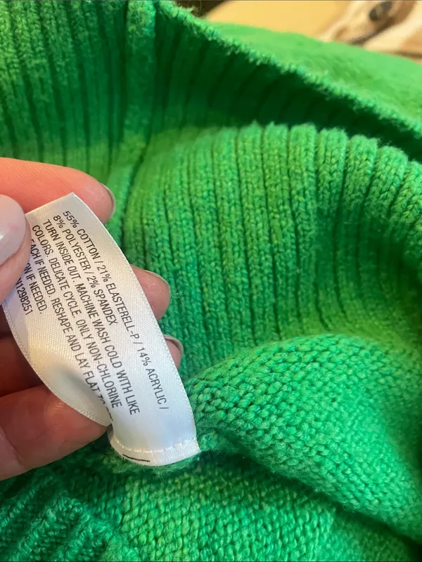 A New Day Classic Green Turtleneck Sweater - Women’s medium - Image 4