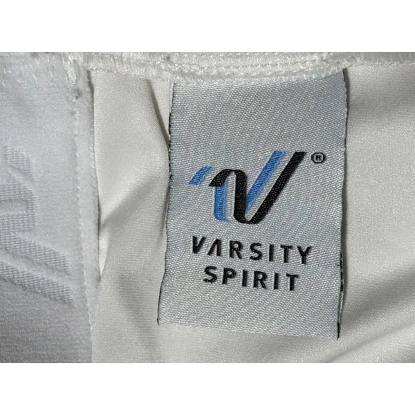 Varsity Spirit Loyola Cheer White Athletic Shorts‎ Women Small Spandex Liner - Image 3
