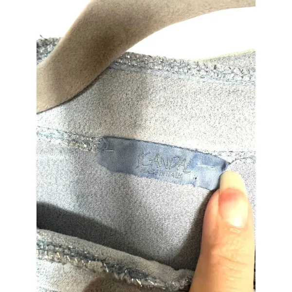Scandal‎ button up top Blue Size M - Image 4