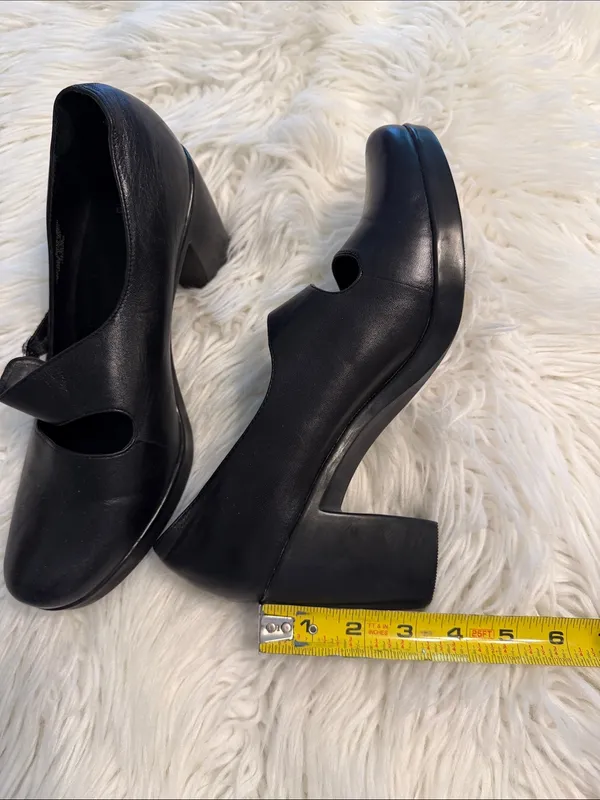 DANSKO Black Mary Jane Heeled Loafers - Women size 41 (USA 10)BNWOT leather - Image 6