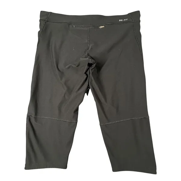 Nike Womens L Black Just Do It Spell Out Cycling Shorts Drawstring‎ Pockets - Image 6