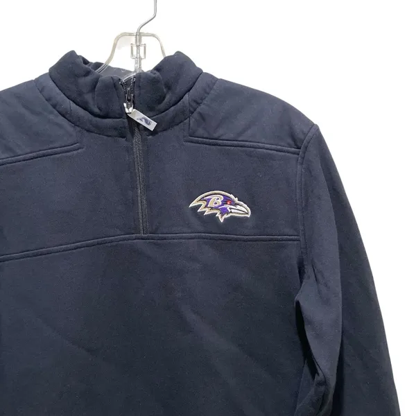 Vineyard Vines Baltimore Ravens Quarter Zip Pullover Black Women Size XS - Image 4