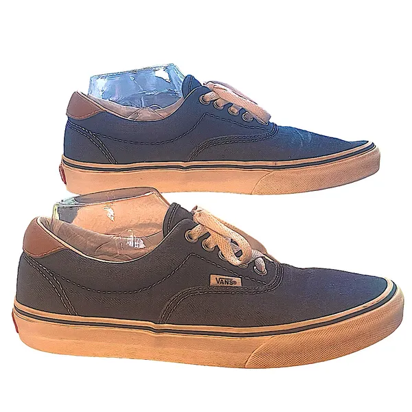 *VANS* •Off The Wall•Classic Era 59•Skate Shoe•Woman’s 9.5•Men’s 8•Navy Denim - Image 5