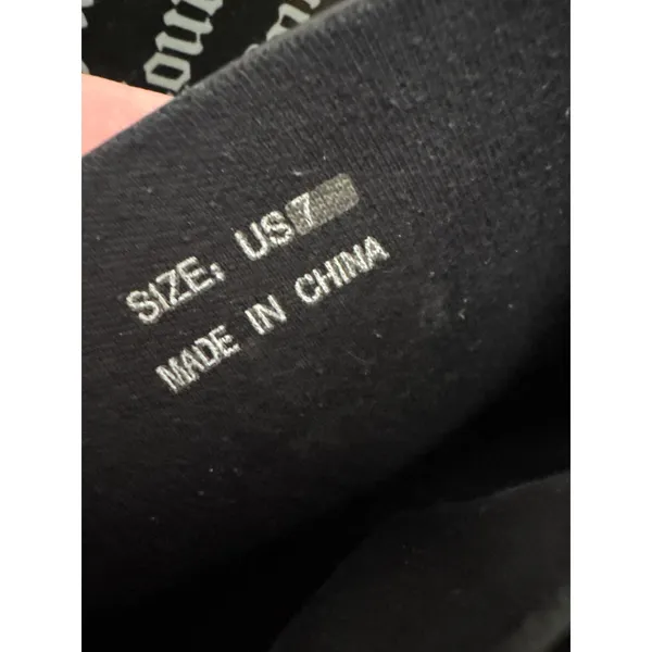 Juicy Couture Black Logo Tall Rain Boots Buckle‎ Detail Women's Size 7 - Image 9
