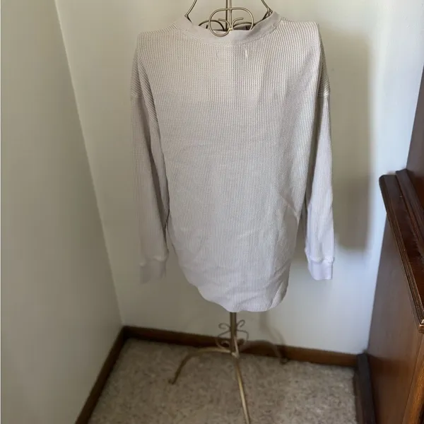 Abercrombie & Fitch Waffle Thermal Long Sleeve Top Small - Image 9