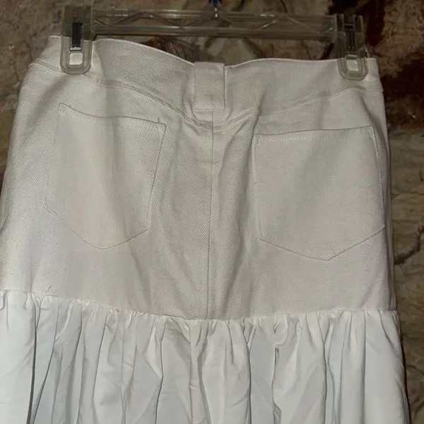 Commense Leisure Pockets Maxi Skirt size small White - Image 8